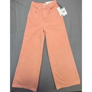 BDG Urban Outfitters Women's Low A-Wide Leg Denim Jeans Orange Size 25